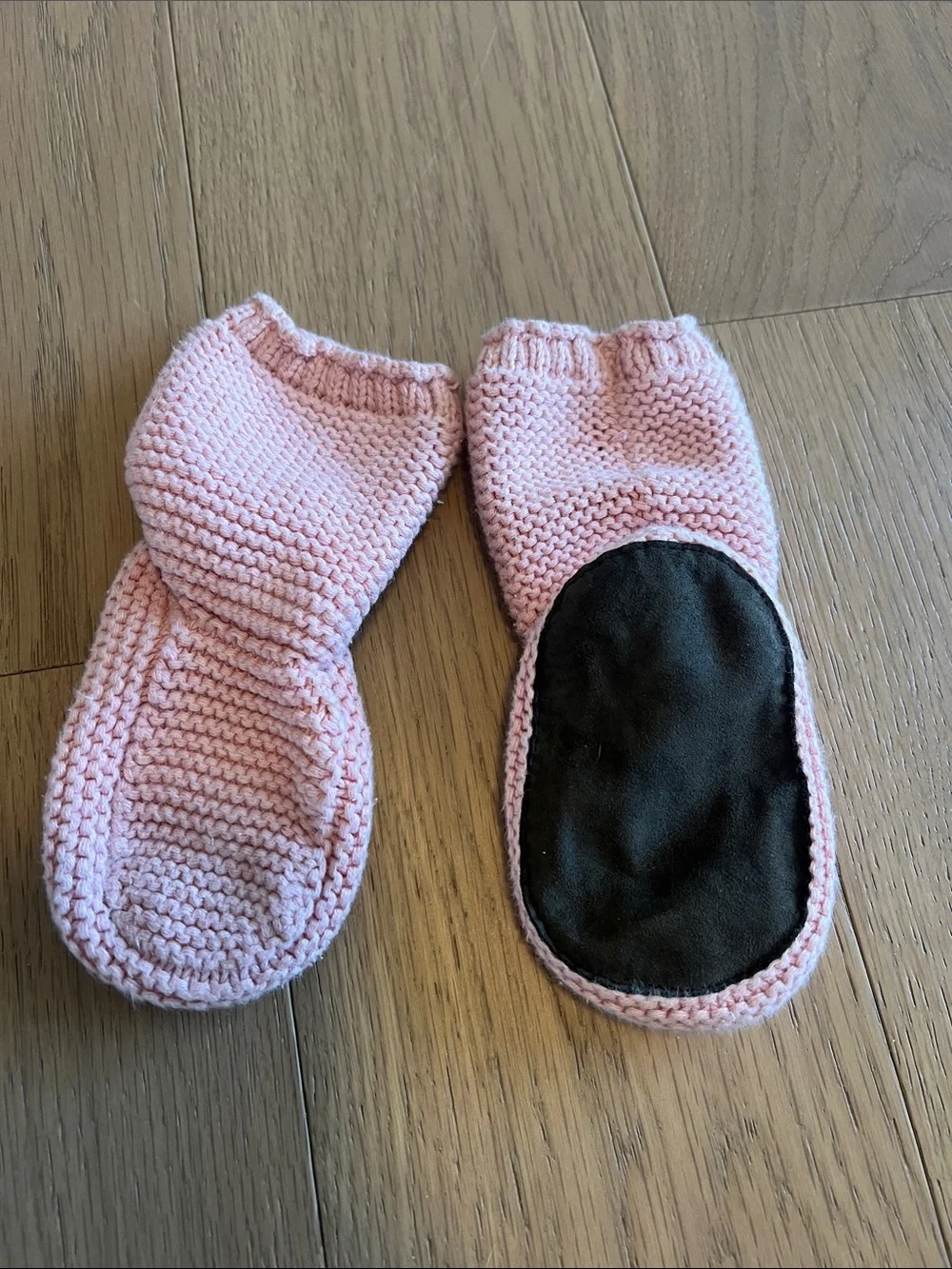 NB size but we wore much longer. Baby Sweaterknit Booties. Hannah Andersson.